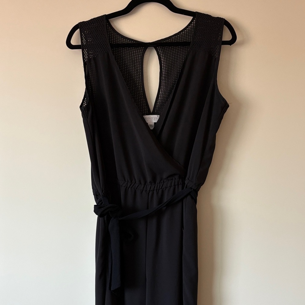Bisou Bisou Black Jumpsuit with Pockets